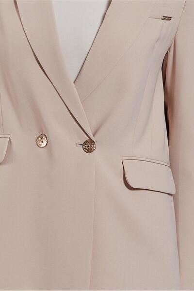 Alvina 30504 Model Double-Breasted Collar and Trousers Set