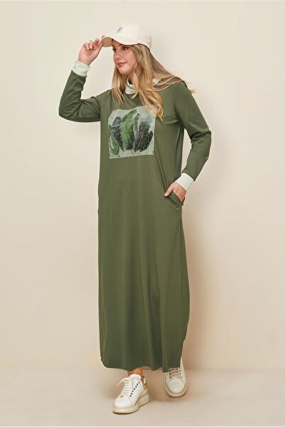 Alvina فستان مطرز بالترتر 42436