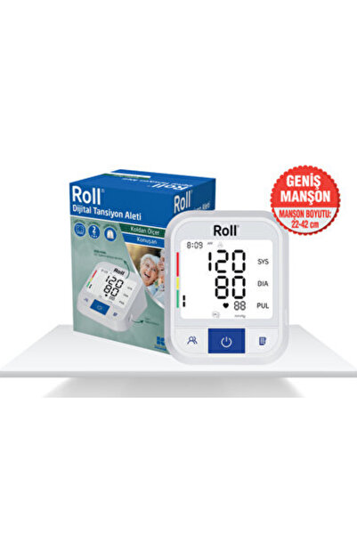 Roll TÜRKÇE KONUŞAN KOLDAN ÖLÇER OTOMATİK TANSİYON ALETİ