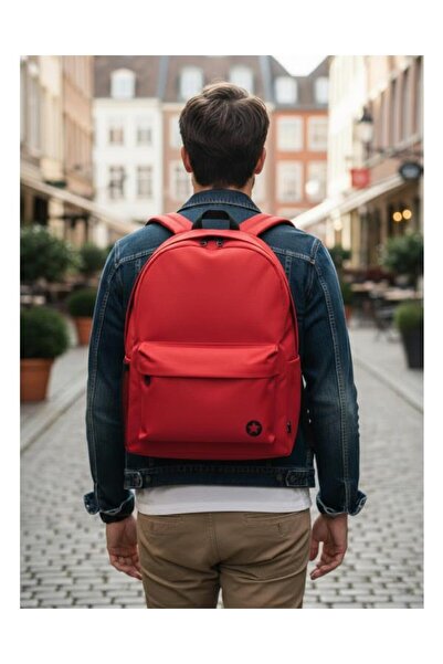 Yuga Two-Compartment Backpack Red