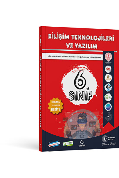 Genel Markalar Sıfırbir Yayınları Bilişim Teknolojileri Ve Yazılım 6.sınıf güncel baskı