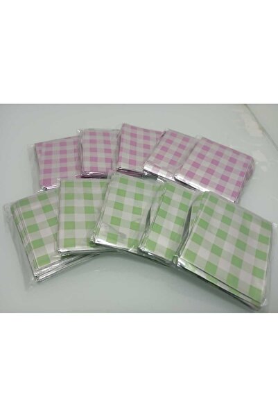 Ecoflex Metalize Bantlı Hediye Poşeti 7x9 Cm 100 Adet Hediye Paketi