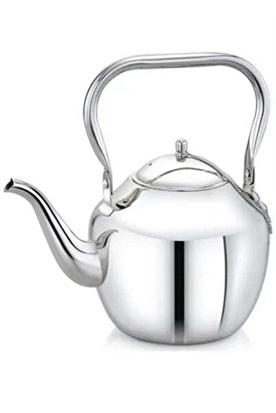 Arabest Stainless Steel Arabic Tea Kettle Silver 2 Liter