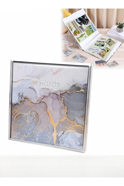 DOMEET ألبوم ذاتي اللصق كبير الحجم، 36 × 34 سم، ألبومات يدوية الصنع ذات سعة ك...