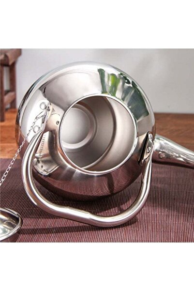 Arabest Stainless Steel Arabic Tea Kettle Silver 2 Liter