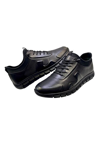 SULA Men's Mocassins with Rubber Laces, Leather on the Inside and Outside, Rubber Sole, Casual