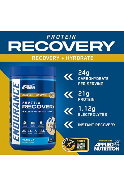 applied nutrition Endurance Velocity Fuel Recovery Post Exercise Recovery, Vanilla, 1.5 KG