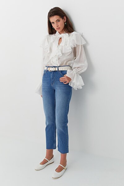 MARKALİSTE Παντελόνι Flaire Jean Μπλε