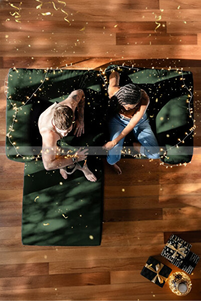 Minderim PİXEL Modüler Köşe Takımı | Yataklı L Koltuk | Fitilli Kadife | 50 D...