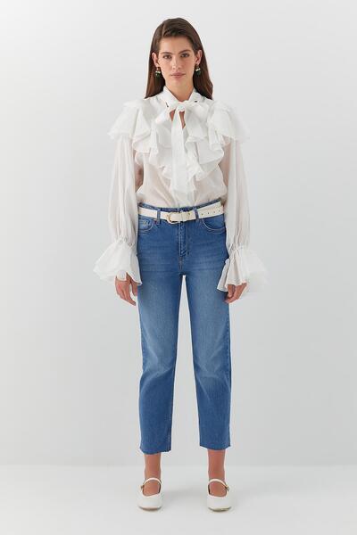 MARKALİSTE Παντελόνι Flaire Jean Μπλε