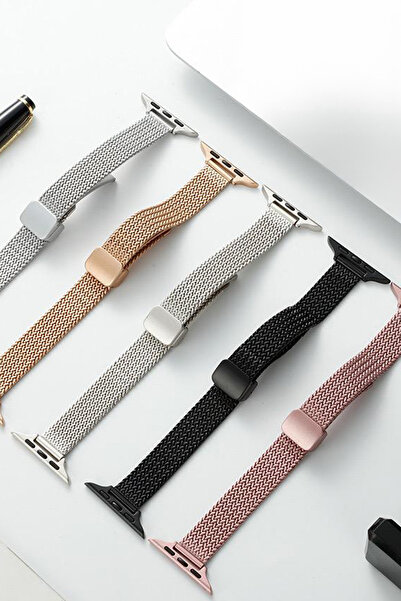 Nezih Case Compatible Mesh Band for Apple Watch Series 2/3/4/5/6/7/8/9/Se 38mm 40mm 41mm and Series 10/11 42mm
