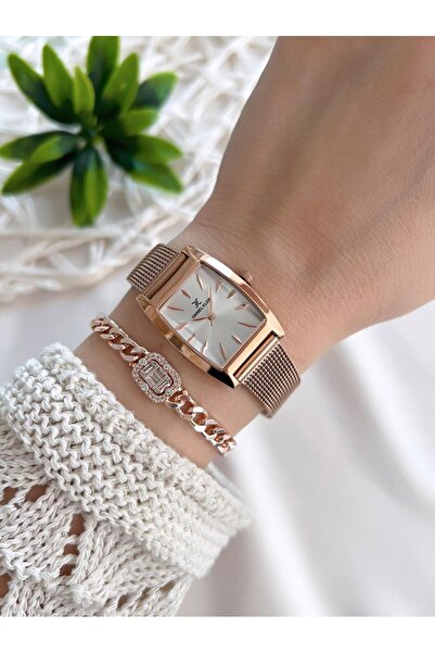 Daniel Klein Steel Cord 3 Atm Water Resistant Special Design Women Wrist Watch+Bracelet Vs.Blkt.0444