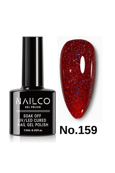 Naıl Co Uv Led Kalıcı Oje 7.5 ml Disco Reflective Disko Seri Nailco 159