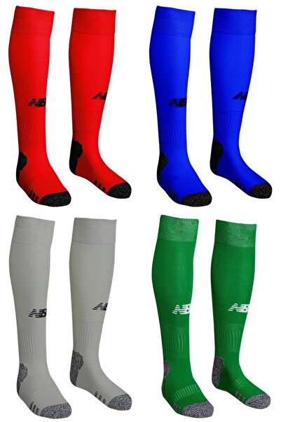 New Balance Nb Konc Κάλτσες ποδοσφαίρου - Σετ 4 τεμαχίων - Κόκκινο-Μπλε-Ανθρακί-Πράσινο