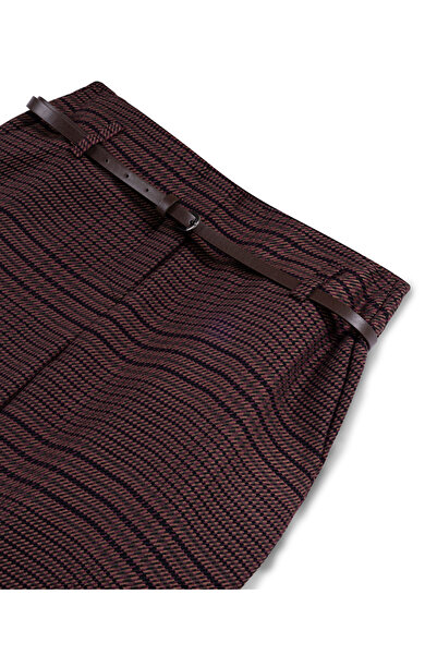 İpekyol Plaid Pattern Wide Leg Fit Pants