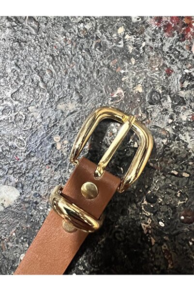 Descoin Dámský pásek se zlatou sponou, pásek na kabát, pásek na kalhoty, pásek na šaty