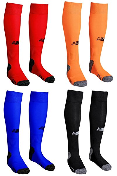 New Balance Nb Konc Κάλτσες ποδοσφαίρου - Σετ 4 τεμαχίων - Κόκκινο-Πορτοκαλί-Μπλε-Μαύρο