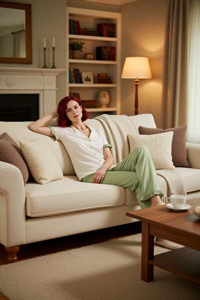 PayBuy Ženska pamučna pidžama sa leopard uzorkom, standardnog kroja, udobna z...