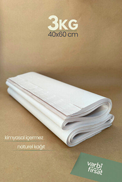 Varbifırsat 3 Kg 40x60 Tabak - Bardak Sarma Taşıma Taşınma Paketleme Kağıdı Hediye Paketi