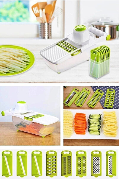 Genel Markalar Hazneli Sebze Patates Dilimleyici Doğrayıcı Rendeleme Kesici L...