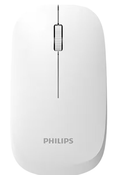 Philips SPK7438 Kablosuz Mouse Bluetooth Mouse 1600DPI 4 Tuşlu Optik Mouse Beyaz