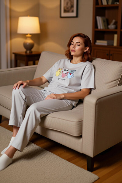 PayBuy Γυναικείο βαμβακερό σετ πιτζάμες με κοντό μανίκι παντελόνι Χρήση και κ...