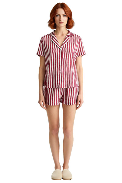 PayBuy Γυναικείο κομψό ριγέ βισκόζη σετ πιτζάμες Άνετο καλοκαιρινό σχέδιο υψηλής ποιότητας μοντέρνο στυλ