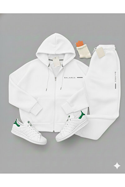 NİCE Unisex με τύπωμα με κουκούλα Φούτερ και Φούτερ Jogger - Σετ κάτω και επάνω μέρος