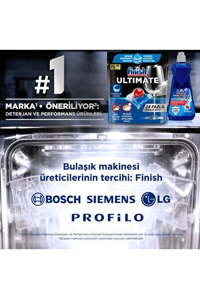 Finish Quantum 100 x2 200 Yıkama + Temizlik ve Bakım Seti