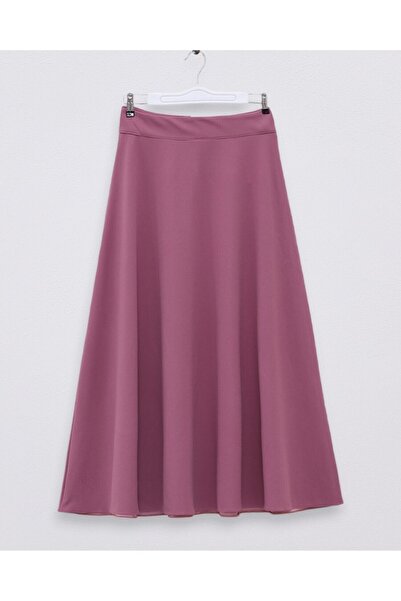 Modamorfo Cherry Zippered Flared Skirt