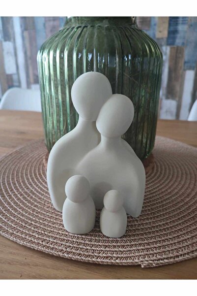 Store Modern Aile ve Çocuk Temalı Dekoratif Biblo Şık Heykel Figür Aksesuar