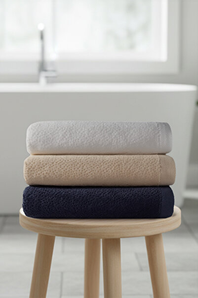 Linenza أستوريا - 100% قطن - منشفة حمام - 70x140 سم - أبيض