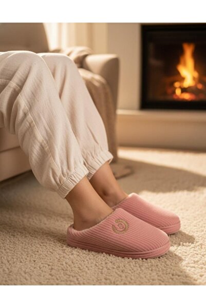 Slipcat Unisex Embroidered Velvet House Slippers