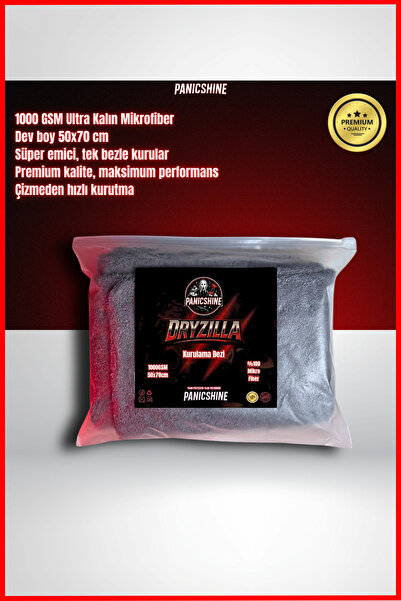 Dryzilla Oto Kurulama Havlusu 1000gsm 50x70cm %100 Mikrofiber