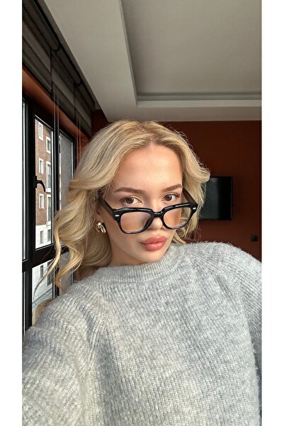 Angel Eyes Black Cornered Bluelight Protection Computer Glasses – Uv400 Protection