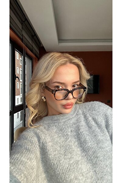 Angel Eyes Leopard Patterned Cornered Blue Light Protection Computer and Book Reading Glasses – Uv400 Protection