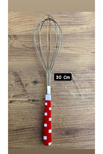 Doğuş Mutfak Stainless Steel Metal Whisk - Kitchen Tool for Mixing Eggs, Cakes and Dough 30 cm