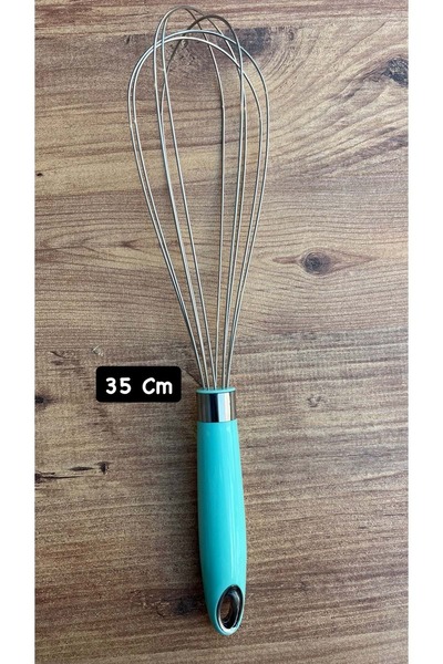 Doğuş Mutfak Stainless Steel Metal Whisk - Kitchen Tool for Mixing Eggs, Cakes and Dough 35 cm