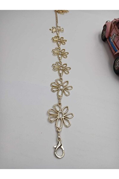 arlıva moda Gold/Daisy Patterned Women's Chain Belt Dress Belt Shirt Belt Wai...