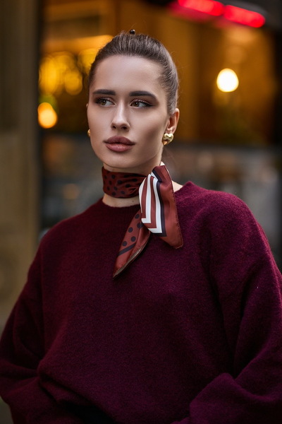 D scarf City Shine Women's Scarf Bandana V6