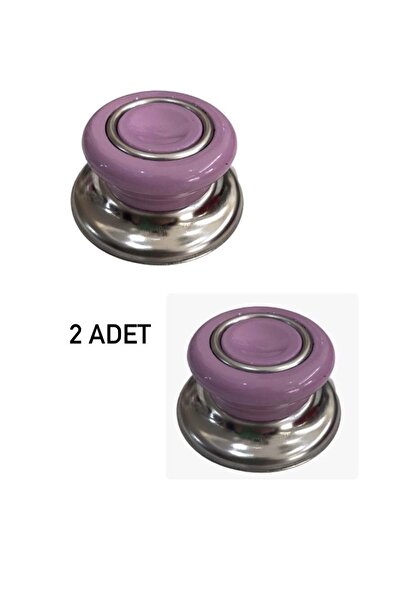 Doğuş Mutfak 2 Adet LİLA Tüm Tencere Tava Kapaklarına Uygun Bagalit Tepe Cam ...