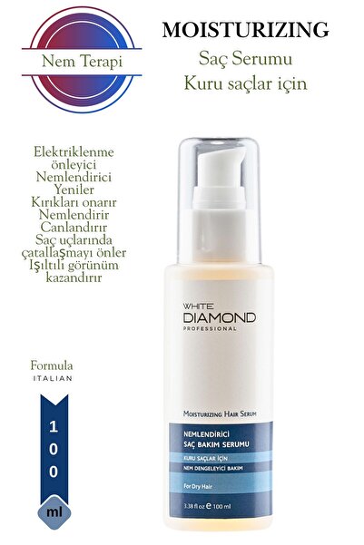WHİTE DİAMOND Kuru ve Yıpranmış Saçlar Için Nemlendirici Canlandırıcı Parlakl...