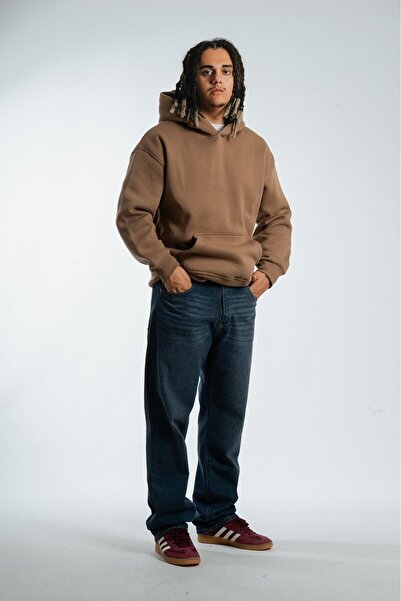 Plus Eighteen Men's Hoodie - Coffee Basic, Us3995Kha