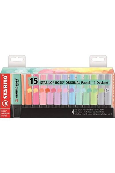 Stabilo Boss Original Pastel 15'li Set 7015-02-05