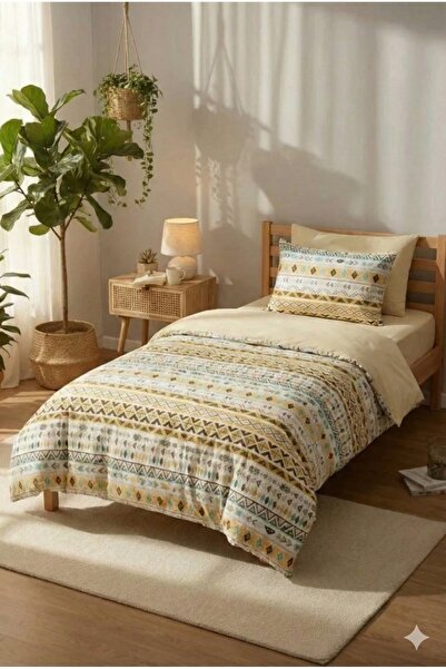 karanihome طقم غطاء لحاف مزدوج الجوانب لشخص واحد