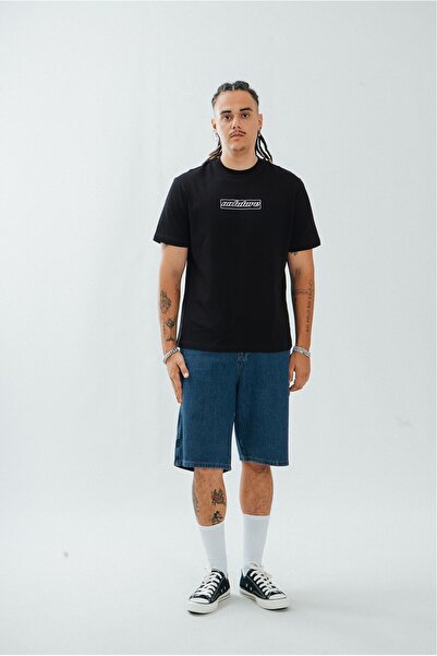 No Future Box Logo Regular Fit T-Shirt Nf0618Sy