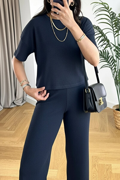 ruNadeS Γυναικείο Σετ Φόρμας Καλοκαιρινό Stretchy Twill