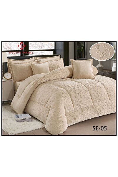 Moon Winter shawl set, single and a half size, 5 pieces, fur