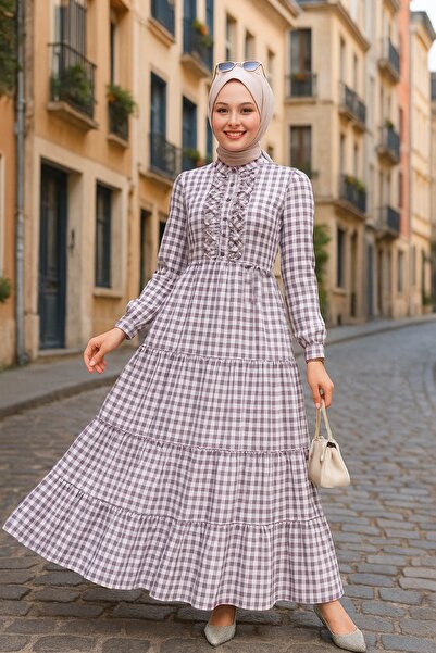 Neva Style Φόρεμα Hijab σε πούδρα 2702PD