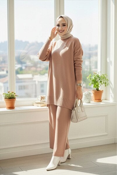 Neva Style Μπισκότα Τεσσέτρο Πλεκτά Σετ Διπλό 34341ΒΣ